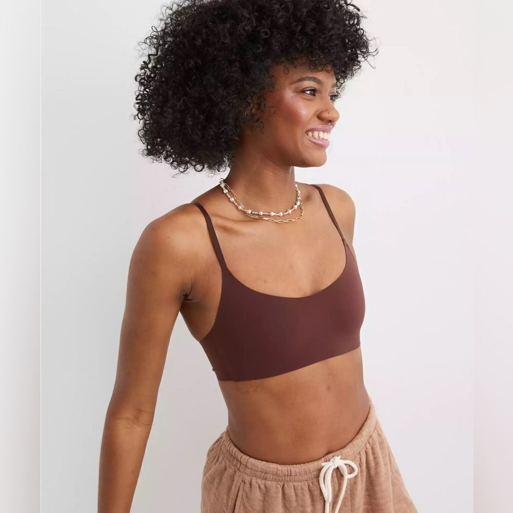 Abercrombie and Fitch Brown Sports Bra Top